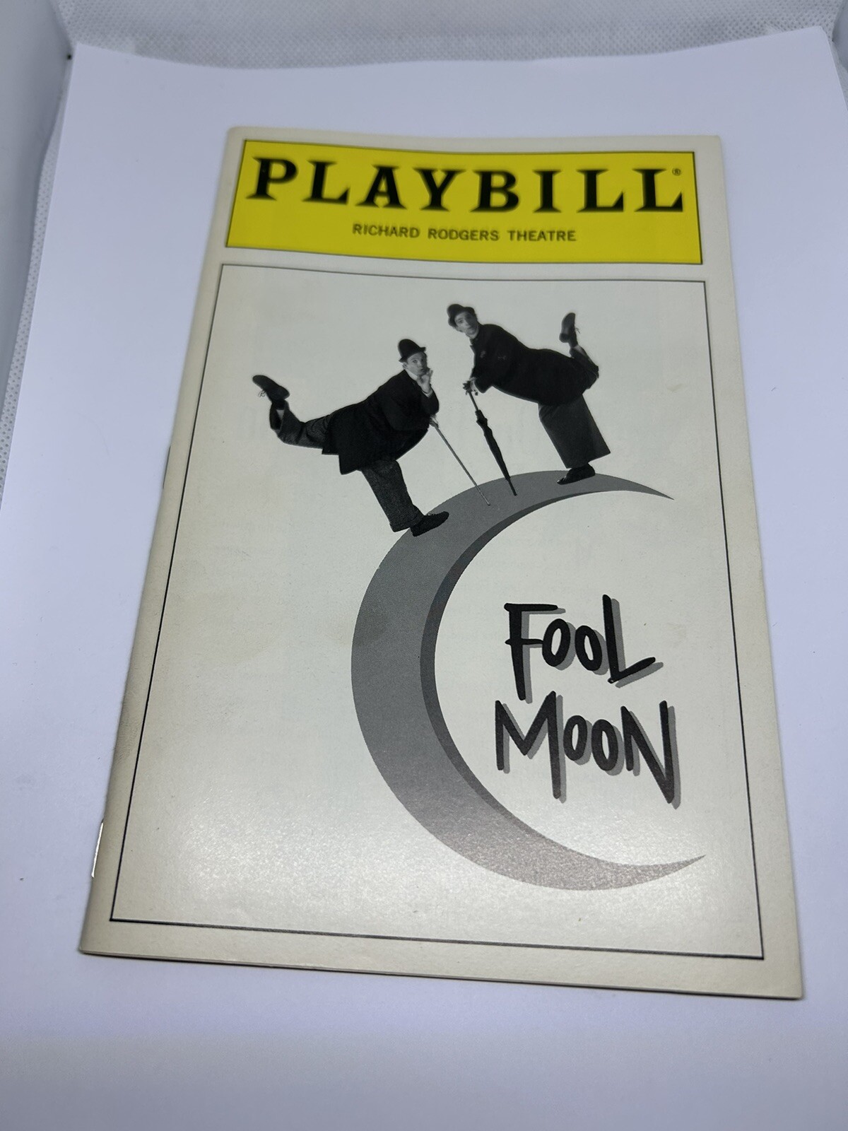 1993 Fool Moon Richard Rodgers Theatre Playbill 