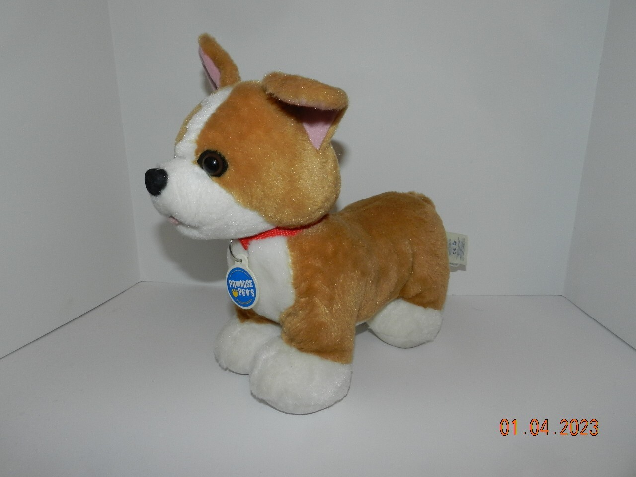 BAB Build A Bear Corgi Dog Promise Pets Tan White 14" Plush