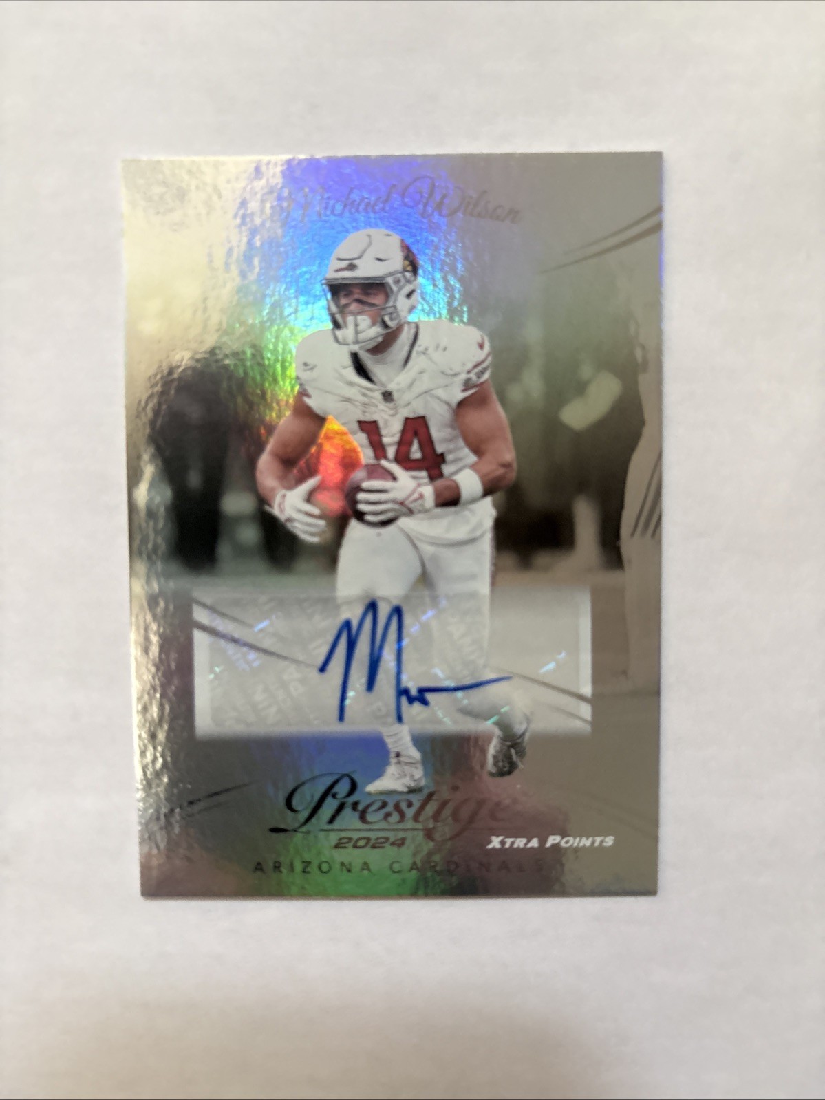 2024 Panini Prestige - Michael Wilson #4 Xtra Points Premium Signatures (AU)