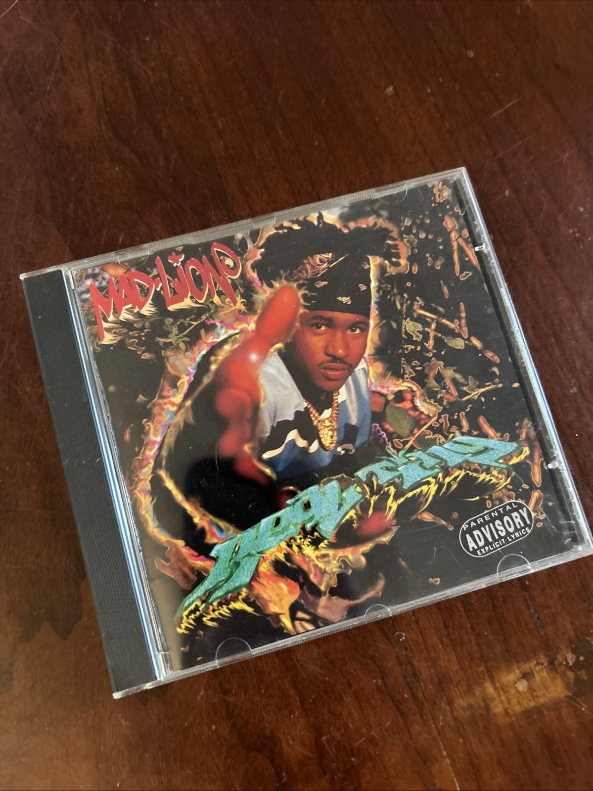 Mad Lion - Real Ting (CD 1995 Nervous) Rap Hip Hop