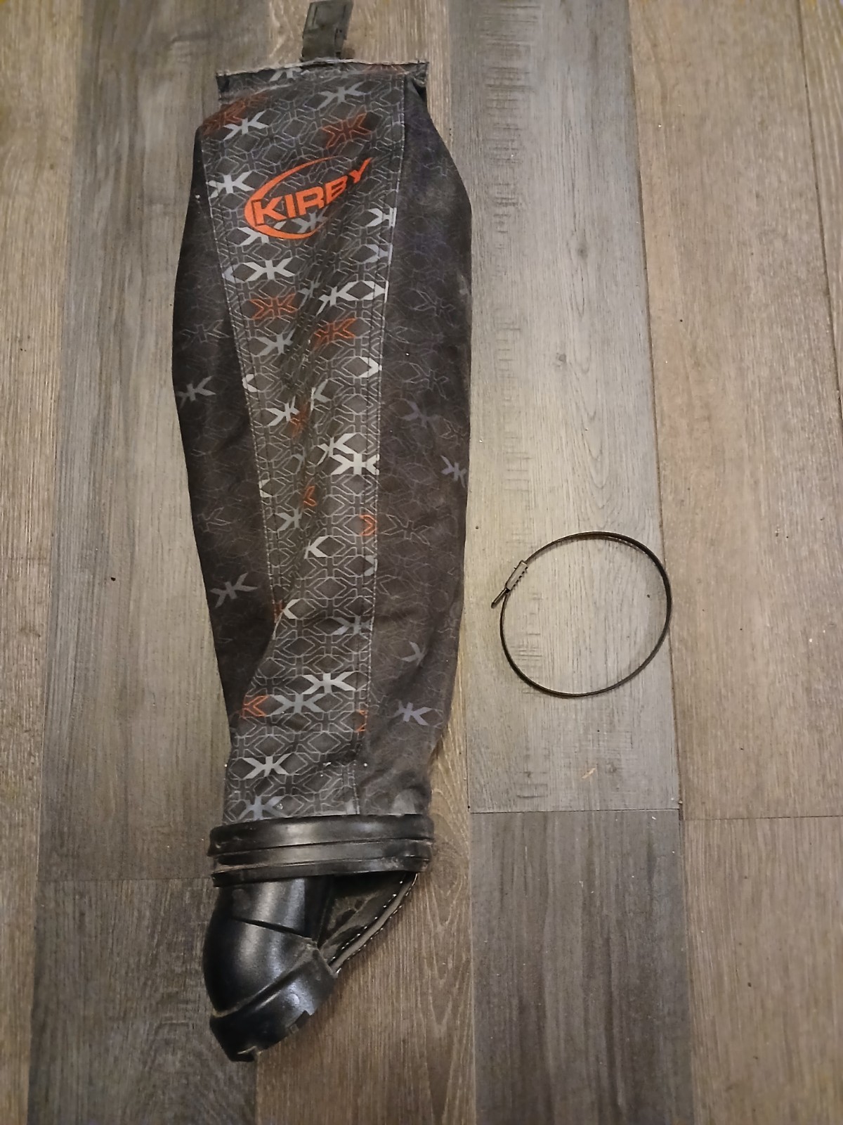 Kirby Vacuum Cleaner Outer Cloth Bag Complete W Emptor Boot AVALIR 187914G BLACK