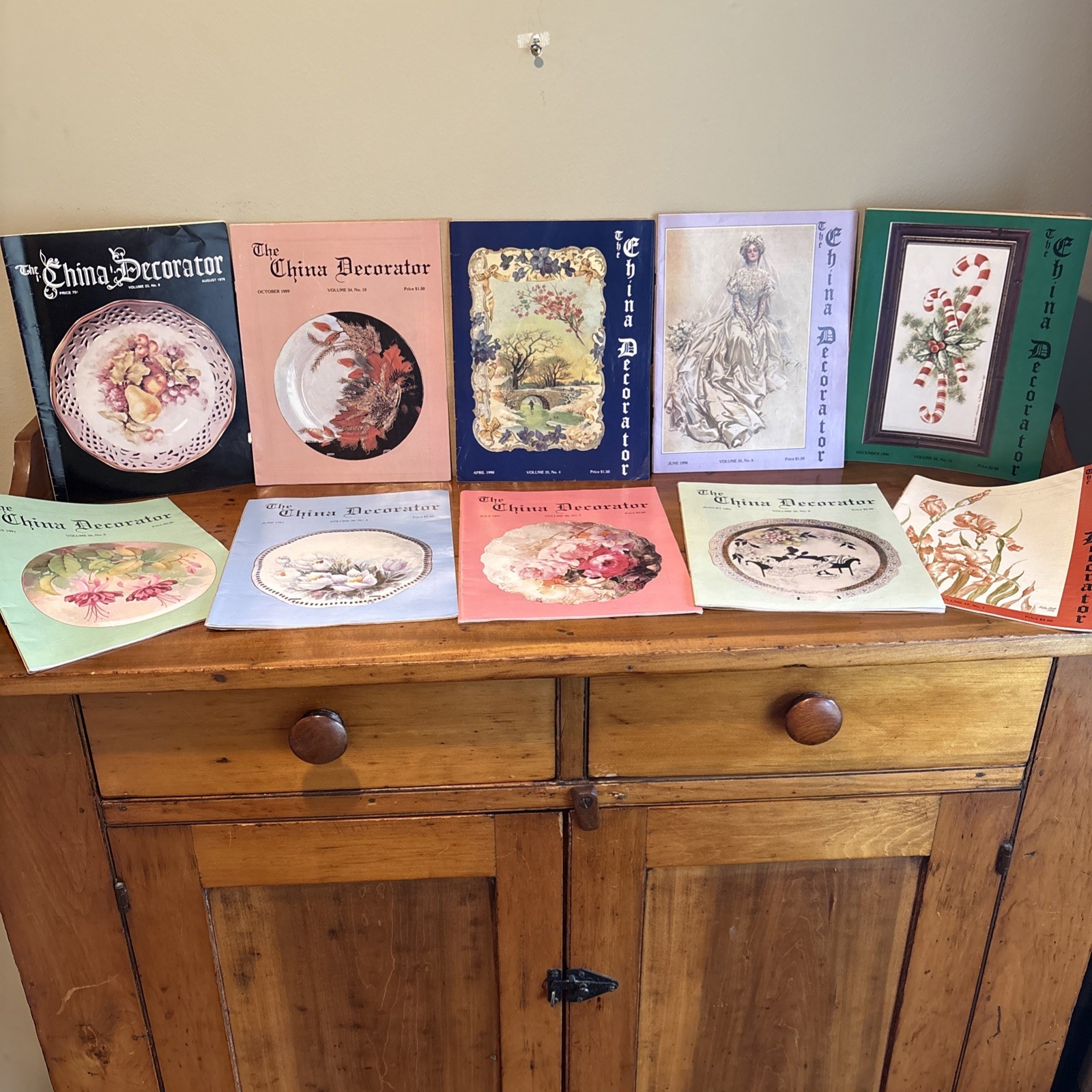 Lot of 10 CHINA DECORATOR MAGAZINES 2013 EXCELLENT CONDITION Never Used