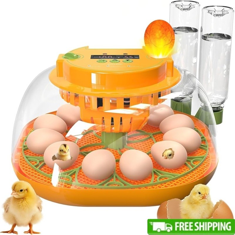 Smart Egg Incubator Automatic Turning Humidity Control 360 Degree Viewing New