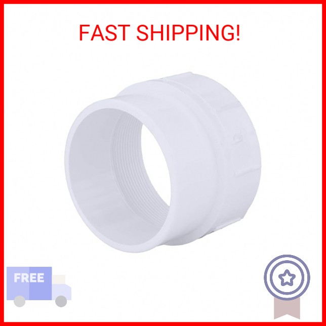 CHARLOTTE PIPE 4 DWV Fitting CLEANOUT Adapter DWV (Drain, Waste and Vent) (1 Uni