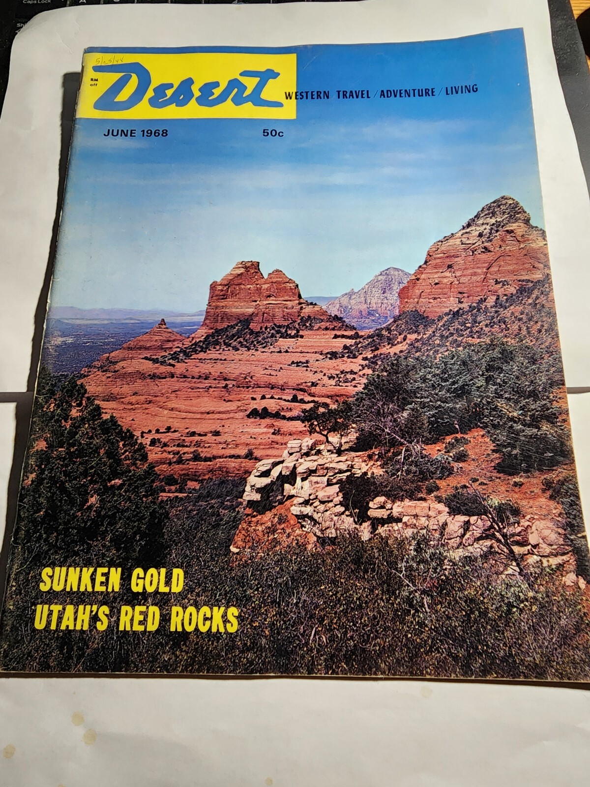 Desert Magazine, June 1968VG B5
