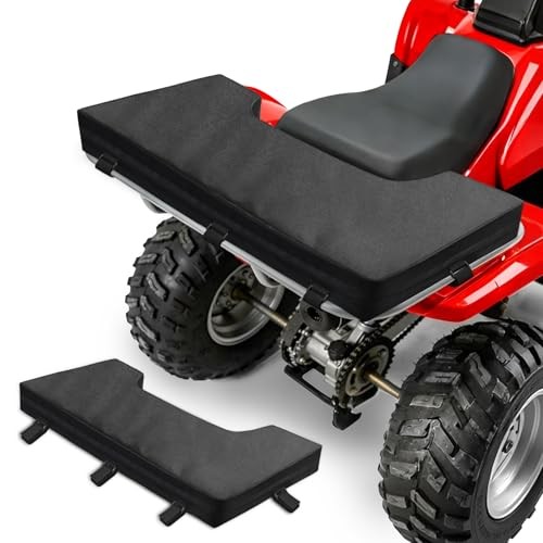 ATV Rack Pad Universal Water-Resistant Four Wheeler Rack Seat Cushion with 