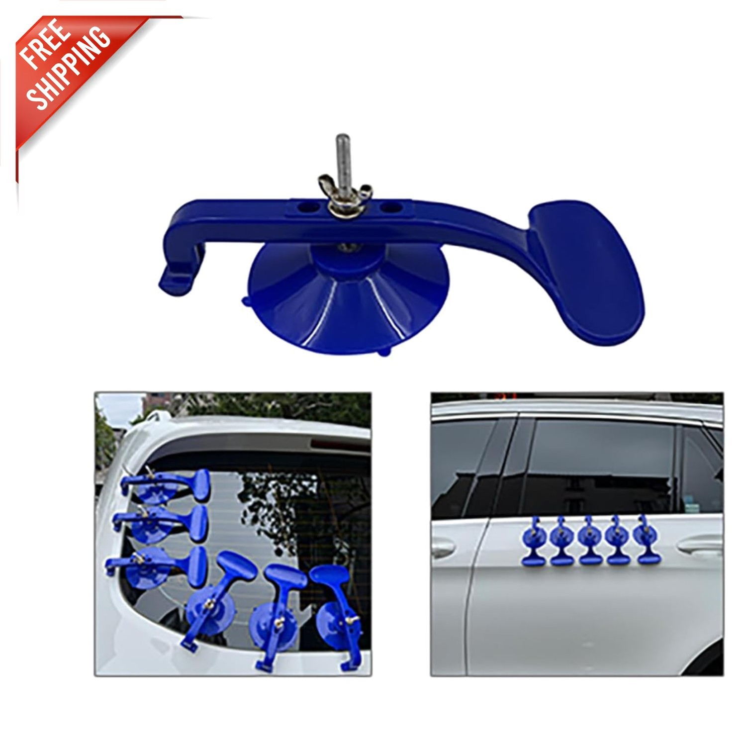 Suck-N-Clamp 6 Count: Versatile Hands-Free Metal Clamps for Emblems and Moldings