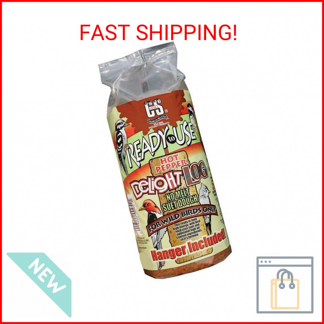 C&S Hot Pepper Delight Assorted Species Wild Bird Food Beef 1 Lb