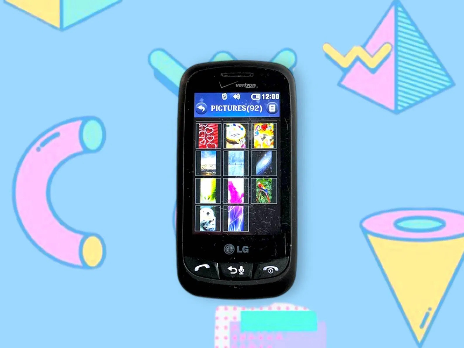 Vintage Y2K LG Slide Keyboard Cell Phone. Works