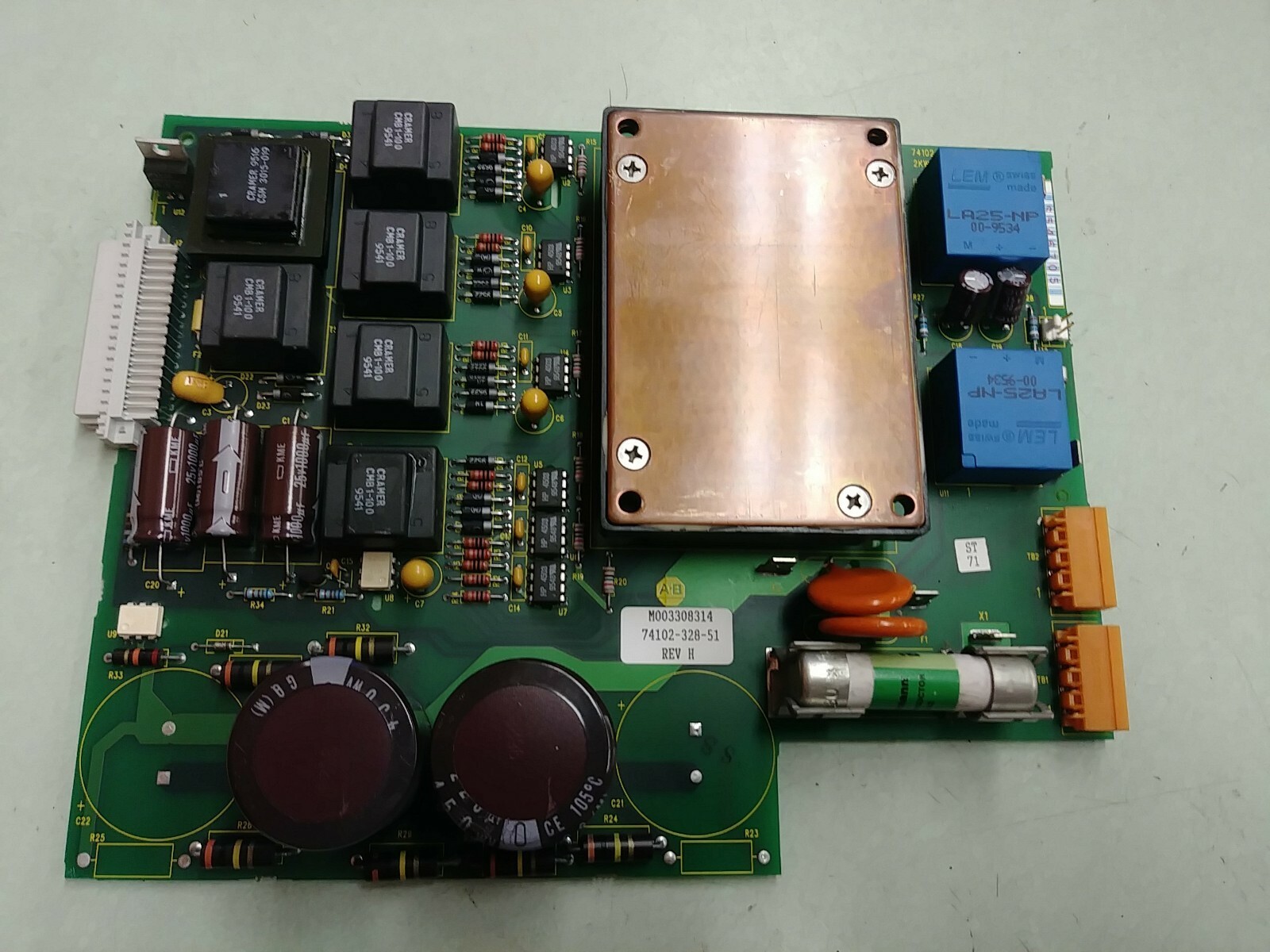 Allen Bradley 74102-328-51 Axis Power Board 7410232851 Rev. H