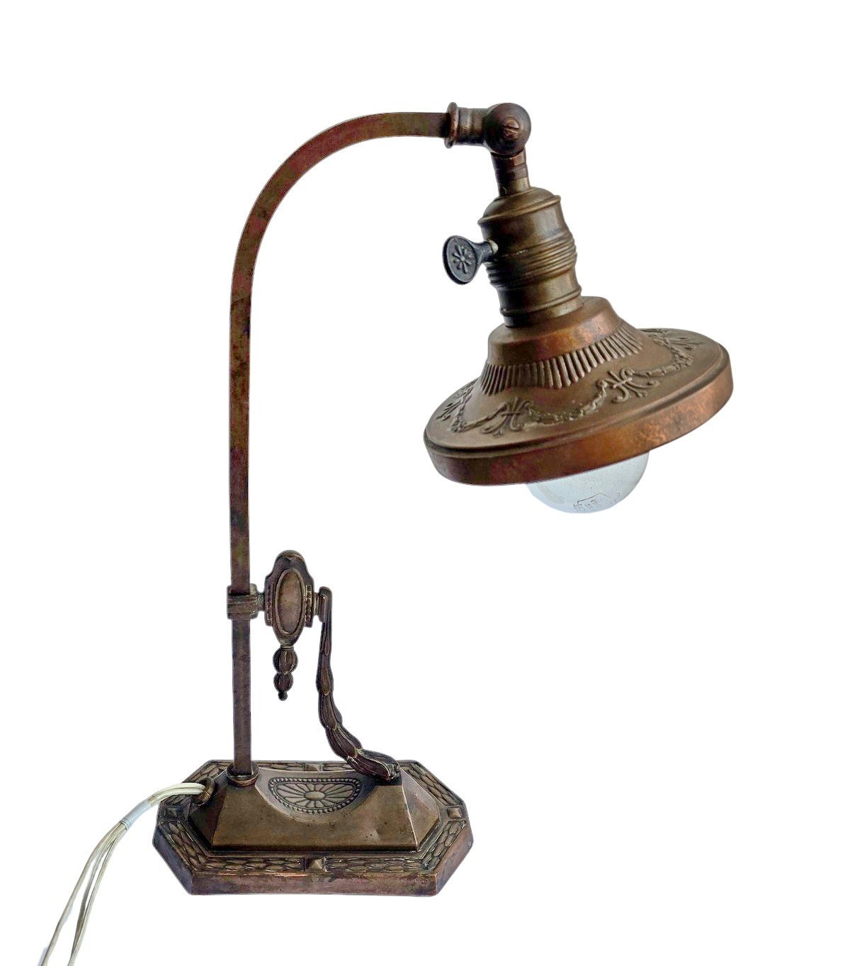 Art Nouveau Table Lamp / Desk Lamp Circa 1920 (# 18952)