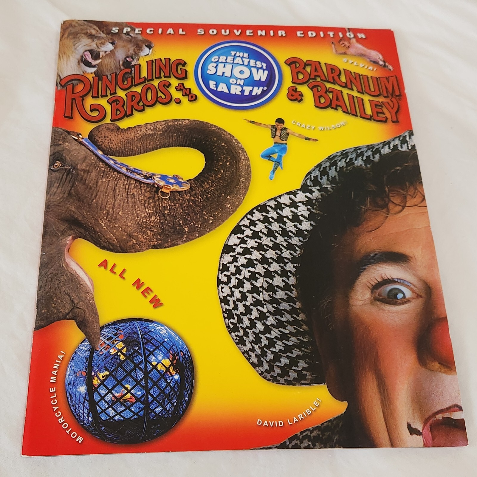 Ringling Bros Barnum & Bailey Circus Souvenir Edition Program David Larible 2004