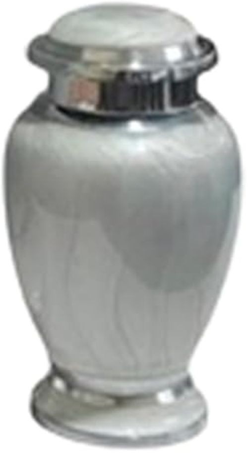 At Peace Memorials Hotep Ivory Keepsake Urn for Ashes