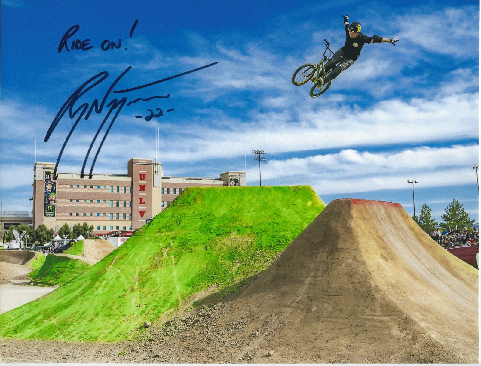 RYAN NYQUIST Signed 8.5 x 11 Photo Signed REPRINT Racing BMX Free Shipping