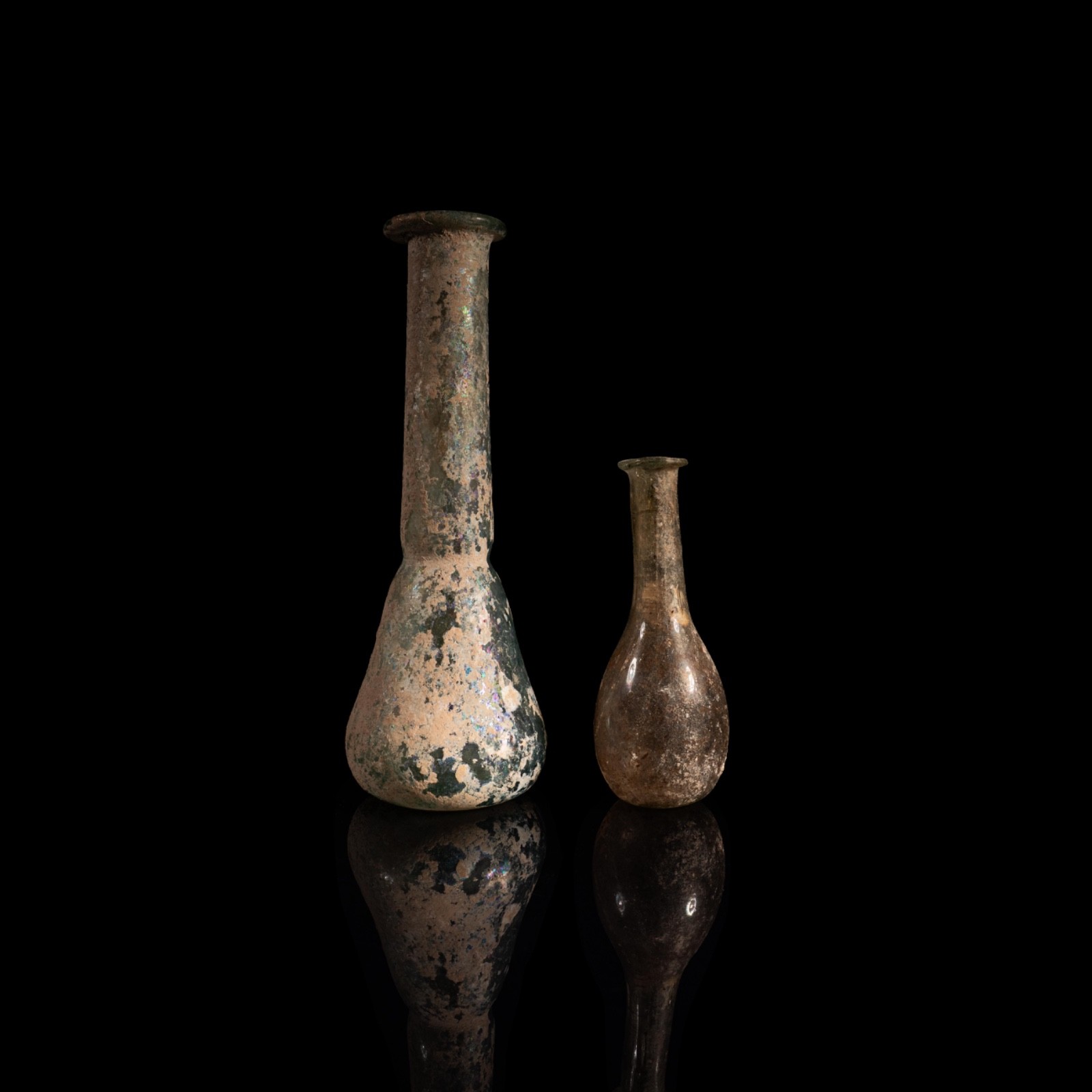 Roman Glass Bottles, Unguentariums