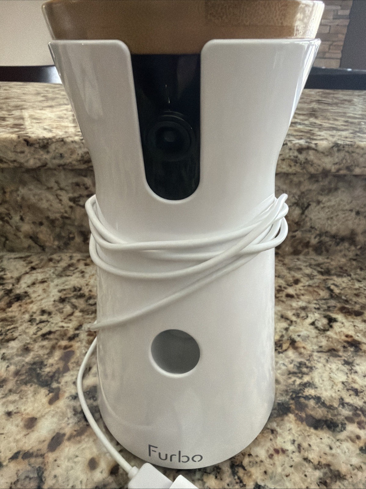 Furbo Dog Camera with Treat Dispenser, Android & iOS Comp, Rotates, Retail $72