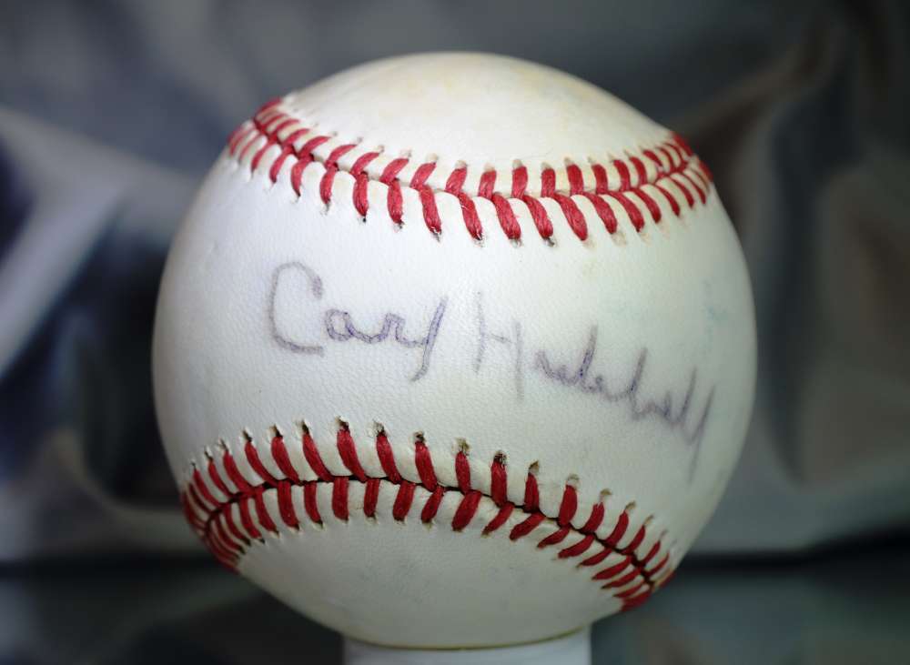 Carl Hubbell Jsa Certed National League Autograph Baseball Authentic Signed