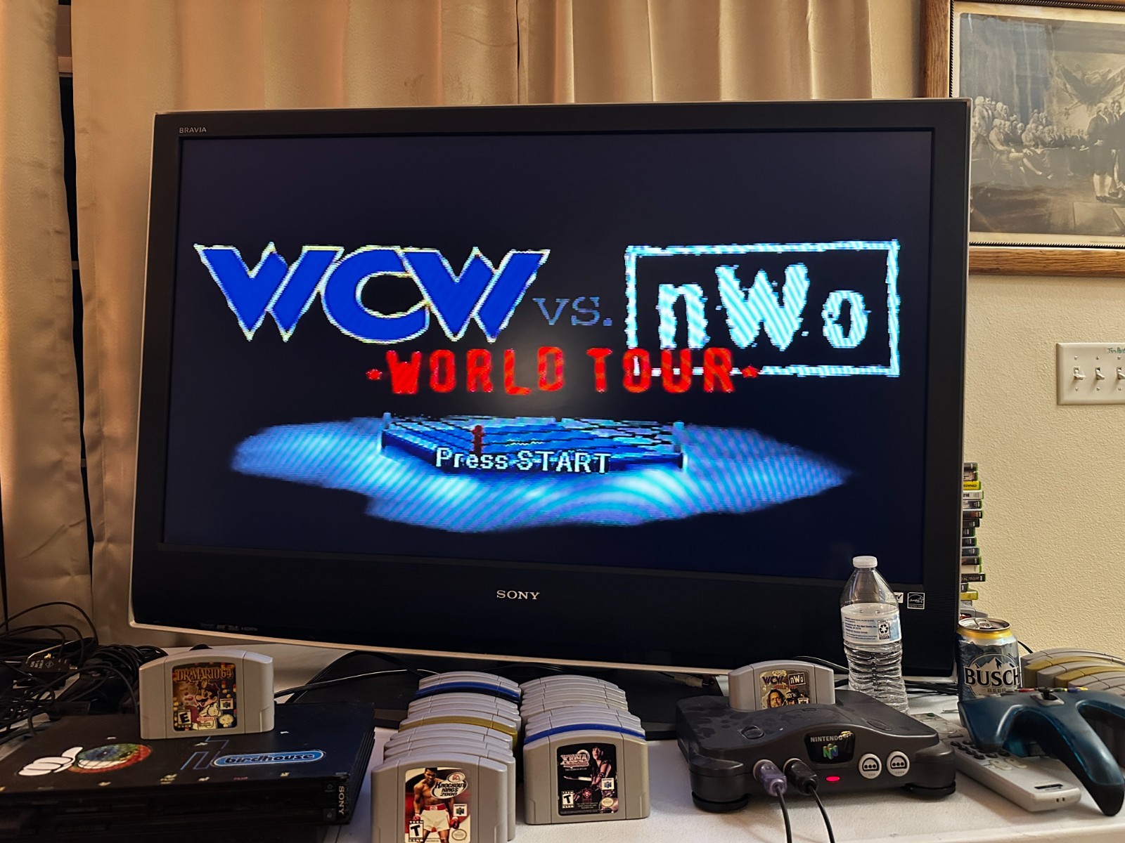 WCW vs nWo World Tour N64 Nintendo 64 Authentic Tested, Cart Only