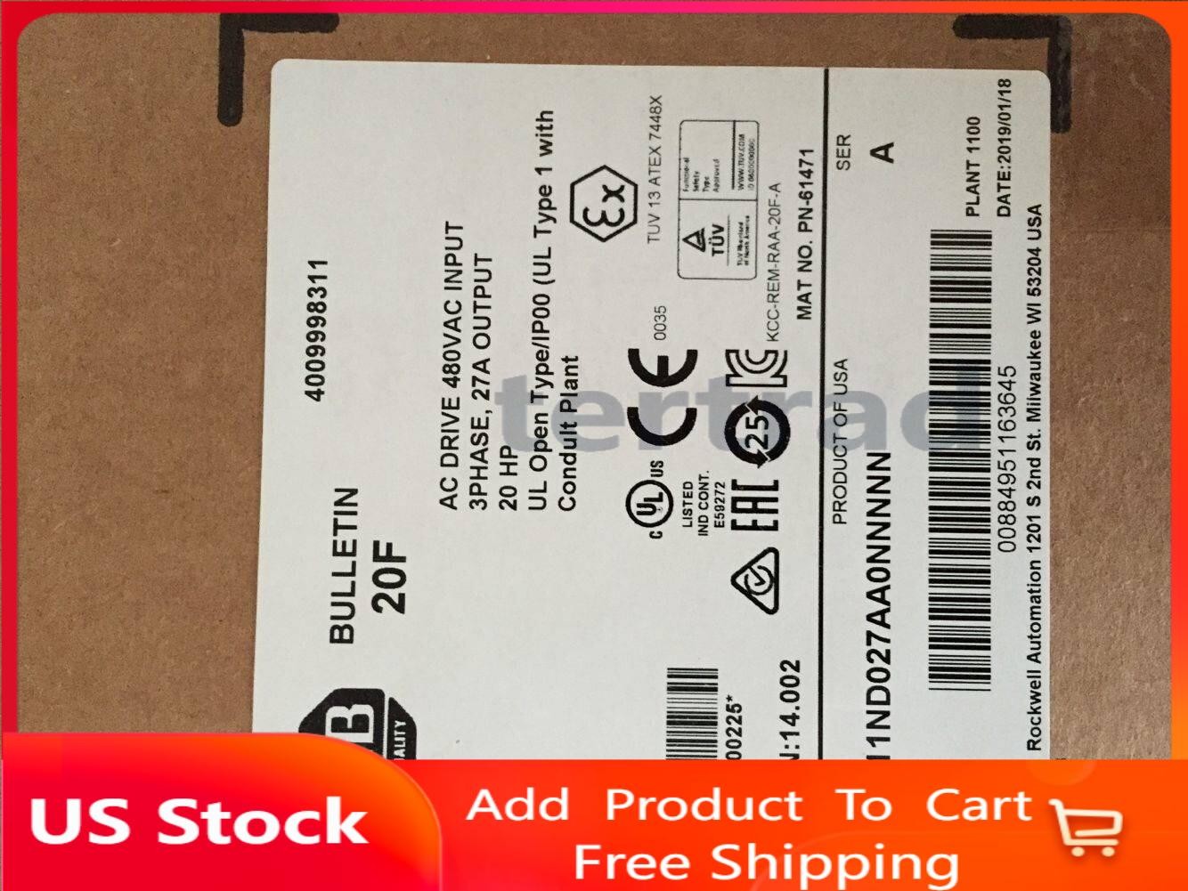 20F11ND027AA0NNNNN New in Box 1PCS Free Fast Ship