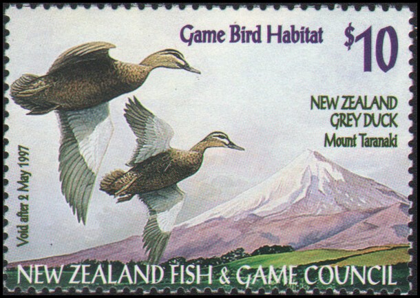 New Zealand MNH VF 1996 game bird