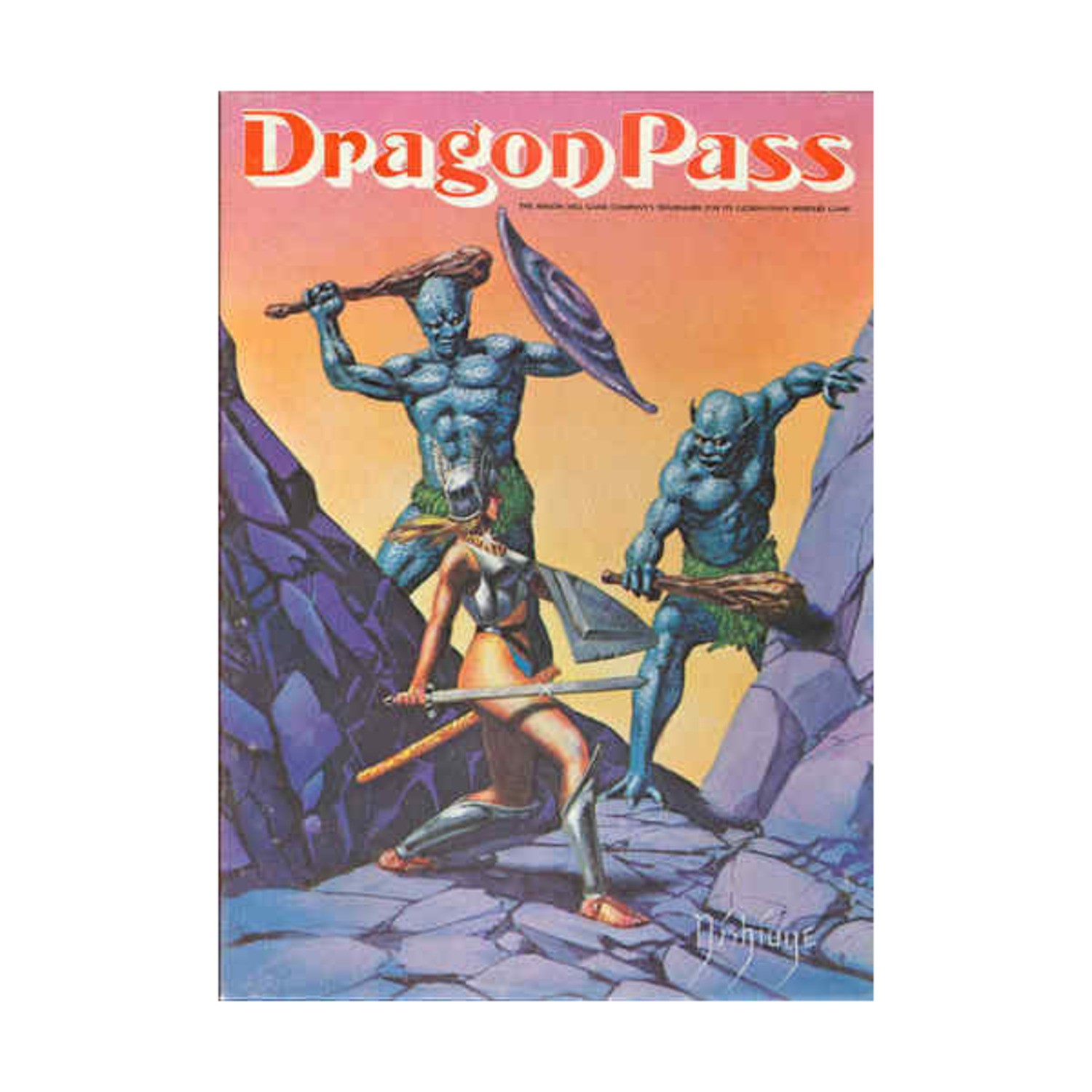 Avalon Hill Fantasy Dragon Pass Box VG+/NM