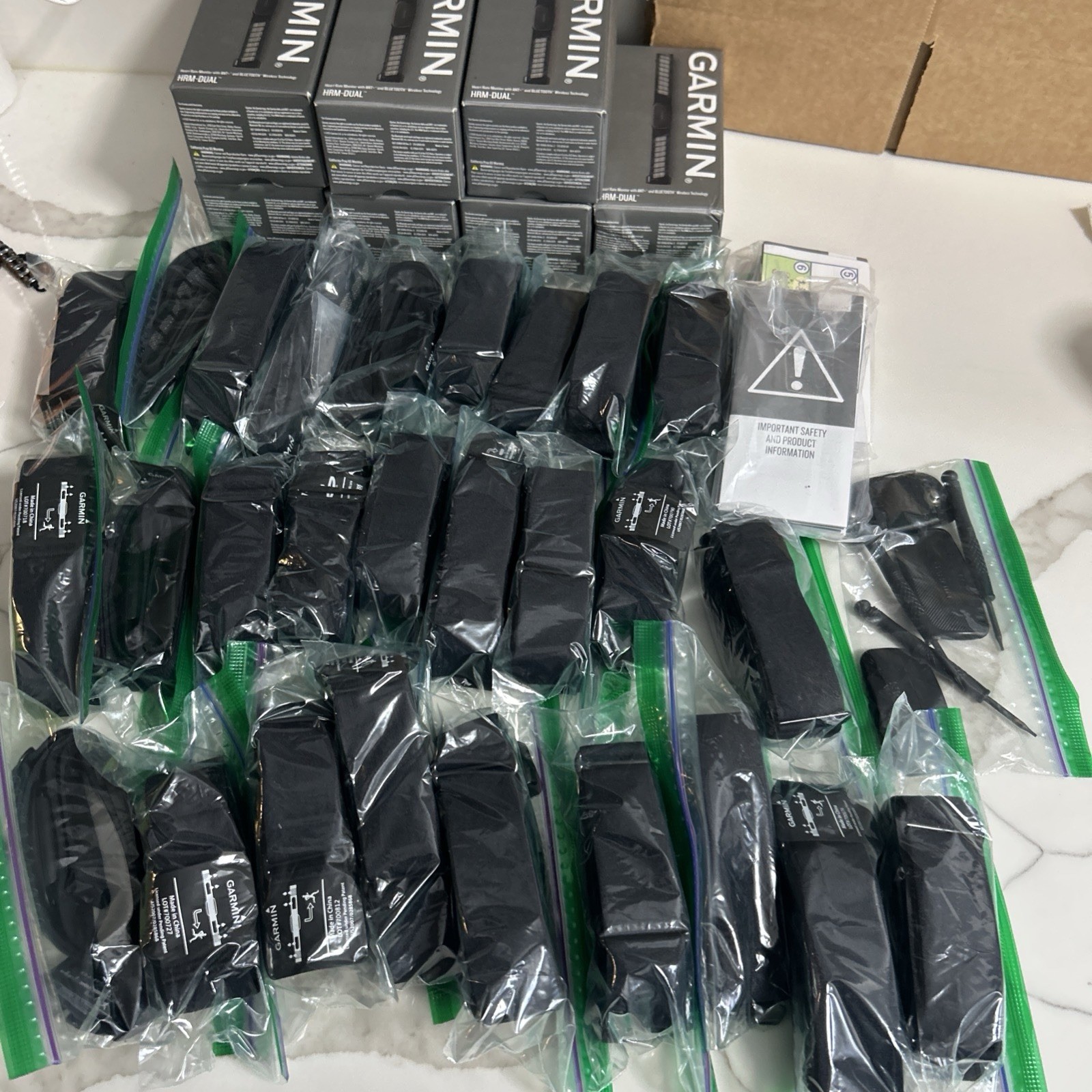 Garmin HRM-Dual Heart Rate Monitor Bluetooth (010-12883-00) used