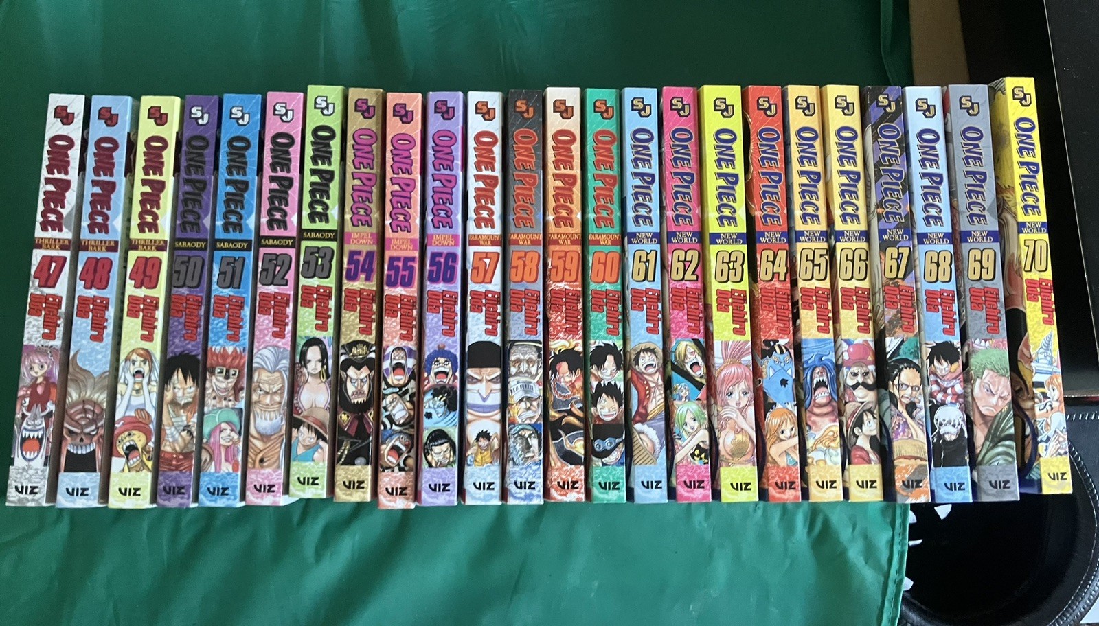 One Piece Box Set 3 Thriller Bark to New World Volumes 47-70 Manga English Viz