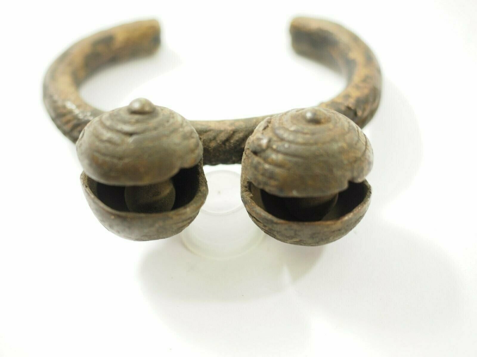 African Tribal Art Bangle Bracelet Yaruba Bronze