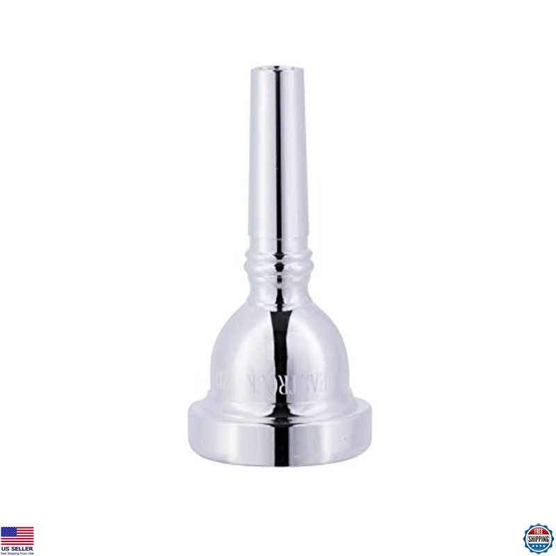 EASTROCK Silver-Plated Trombone Mouthpiece 6 1/2AL Small Shank Premium Accessory