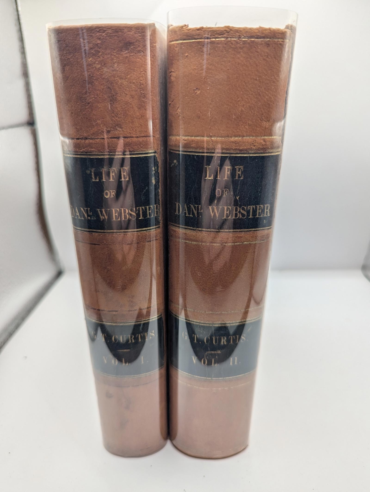 Life of Daniel Webster by G.T. Curtis - 2 Volume Set - 1870