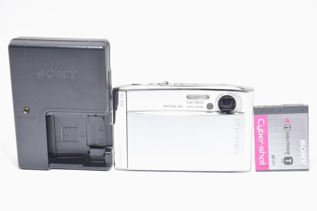 Sony Cyber-Shot DSC-T5 Silver Compact Digital Camera Tested Excellent Condition