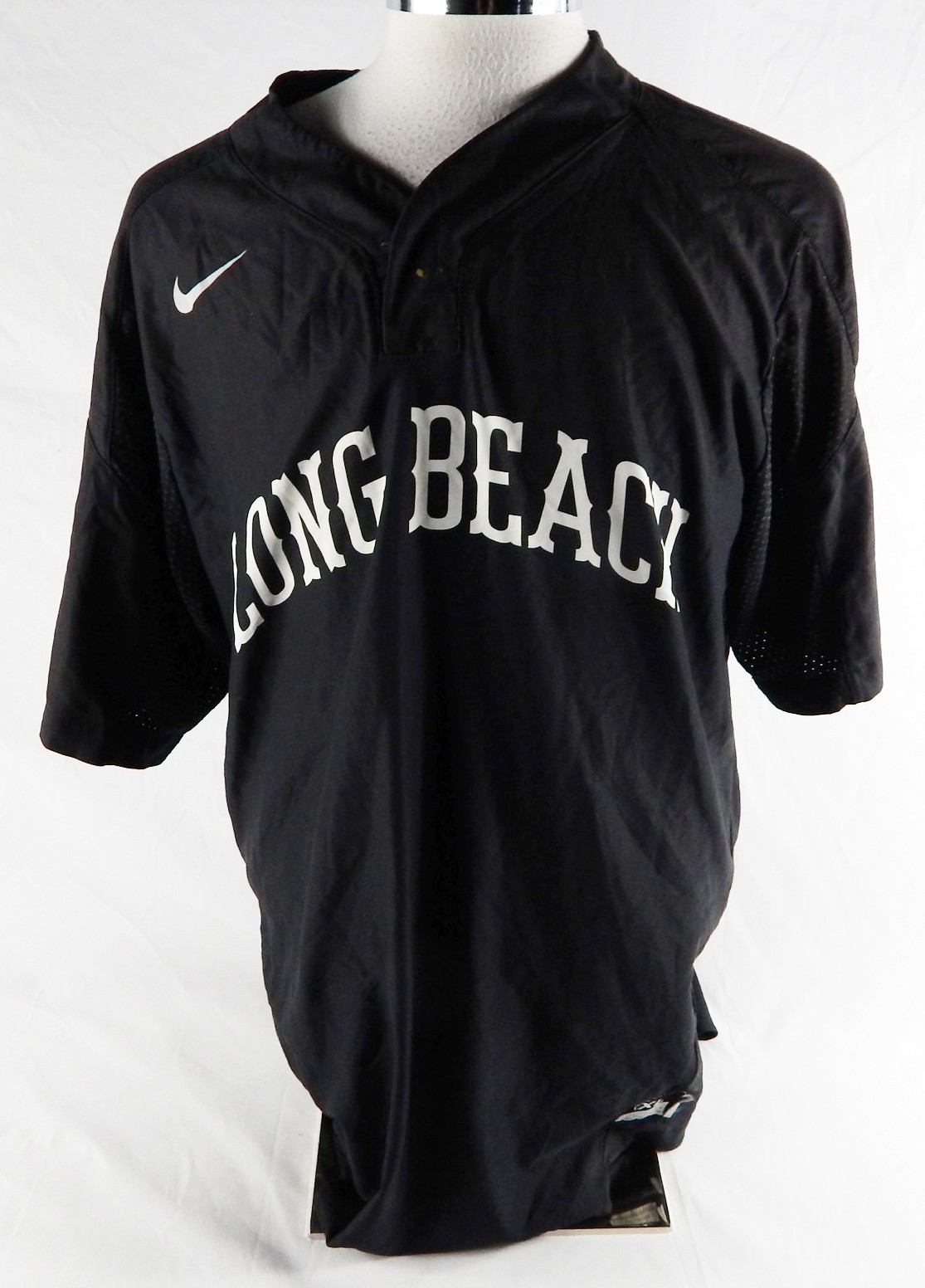 2019 Long Beach State Dirtbags #13 Game Used Black Jersey Baseball XL 591