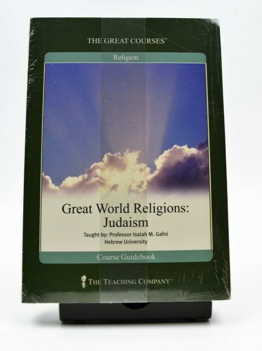 Great World Religions: Judaism  Audio CD And Guidebook By Isaiah M. Gafni