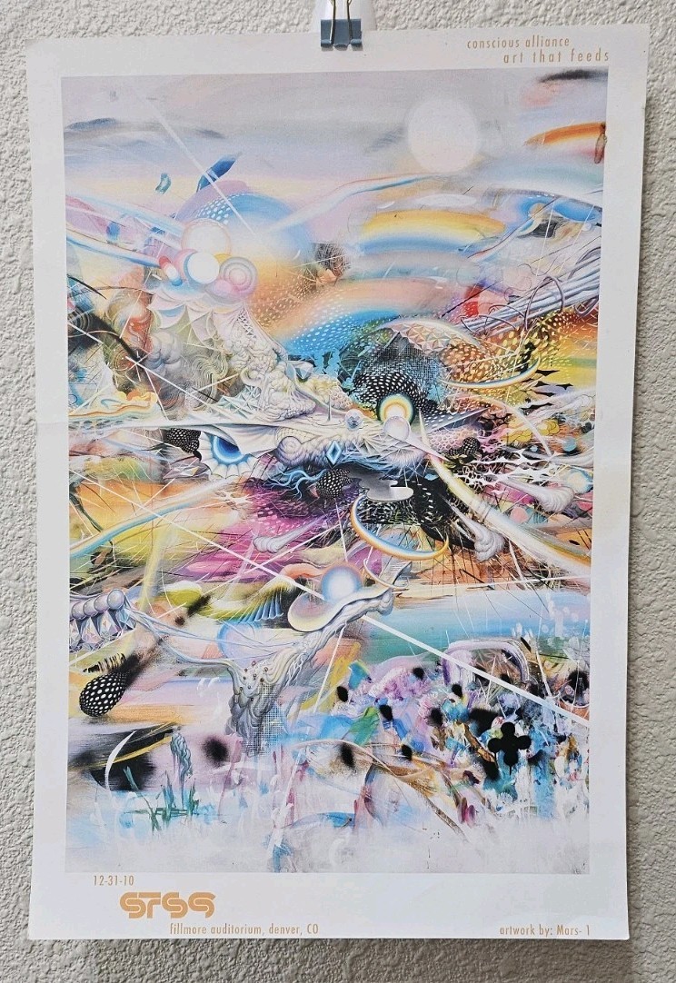 STS9 12-31-2010 Fillmore Denver Concert Poster OG By:Mars-1 New Year's Eve '10