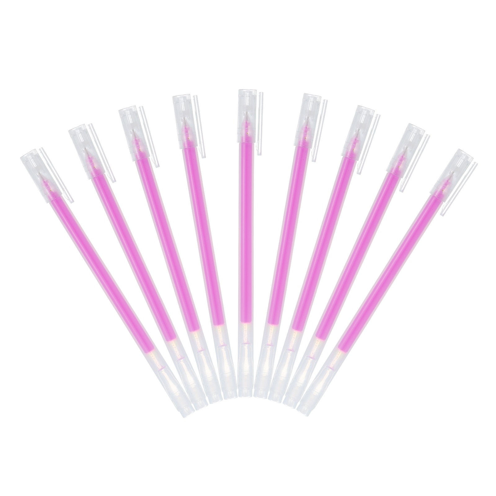 9 Pcs Metallic Vibrant Sparkle Gel Pens, Fine Point 1mm, Purple