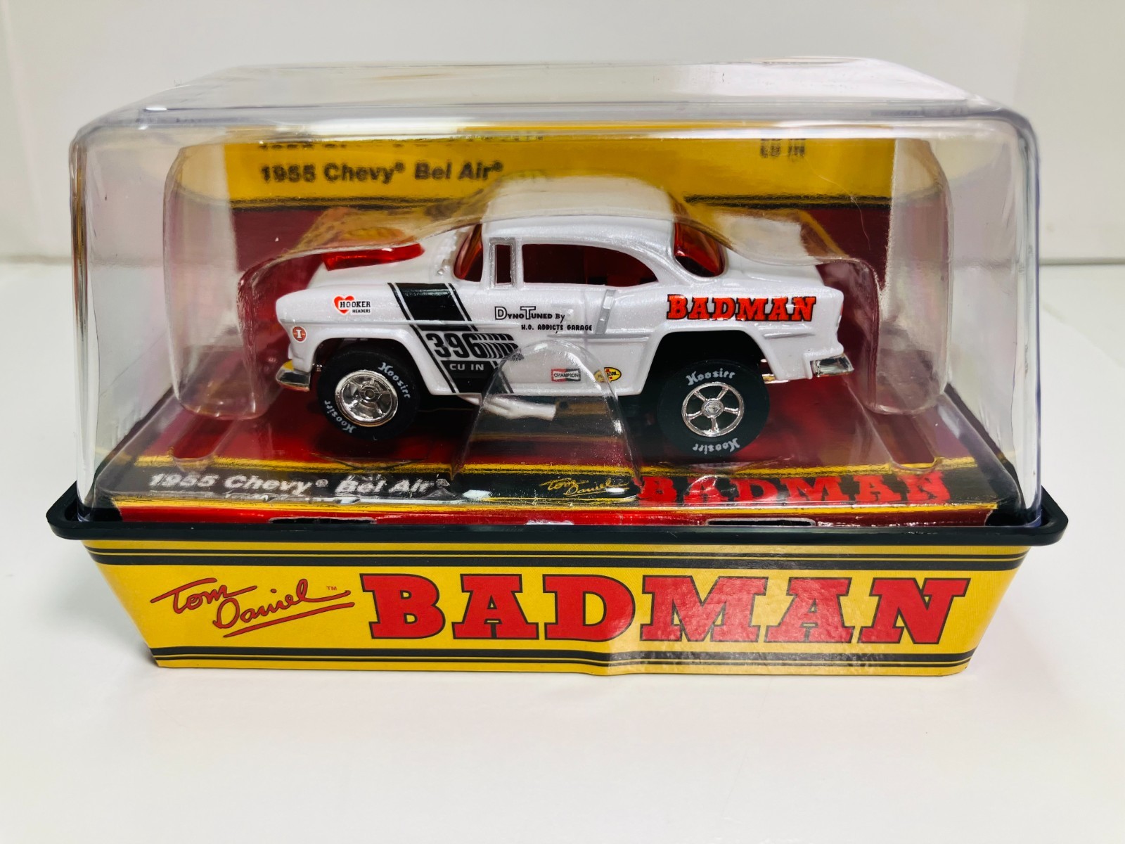 AW '55 Chevy Bel Air, BADMAN, White, for  AURORA, AFX,  New ~ SUPER Sale $39.99