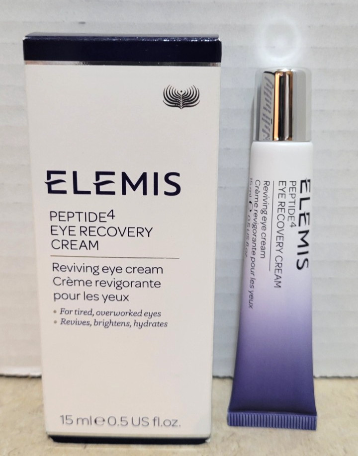 Elemis Peptide4 Eye Recovery Cream Reviving 15 mL 0.5 Fl Oz NIB