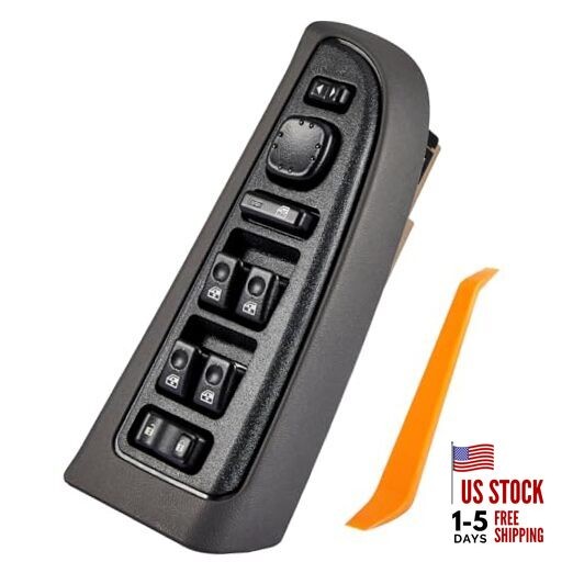 Master Power Window Switch Driver Side Door Lock 15883323 Compatible with 