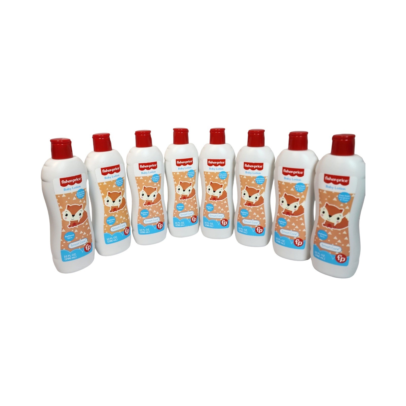 Fisher Price Baby Lotion 8 Smart Care Softens Skin Gentle 10oz Bottles Lot