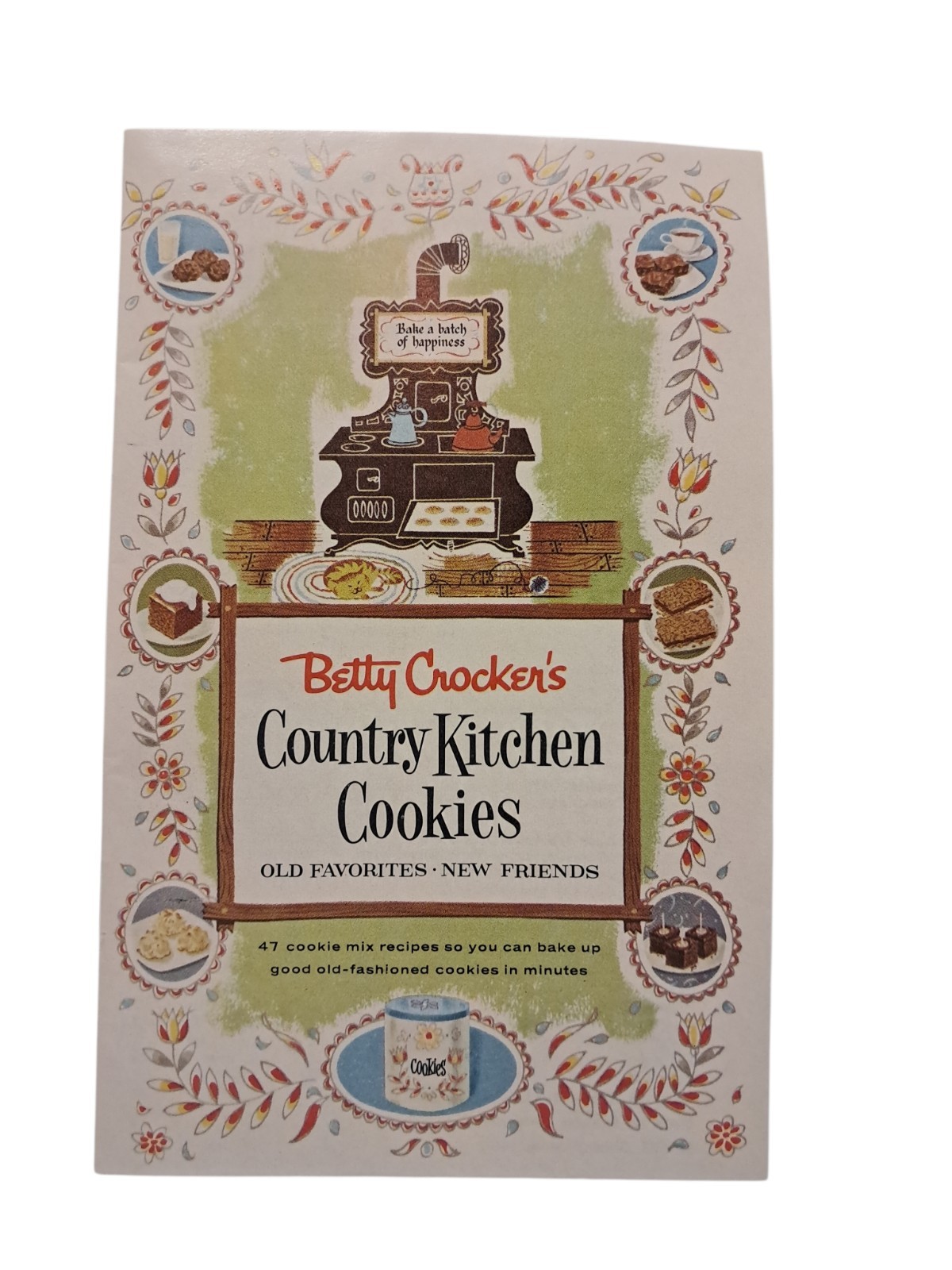 Vintage Betty Crocker's Country Kitchen Cookies Recipes Booklet Printed 1958