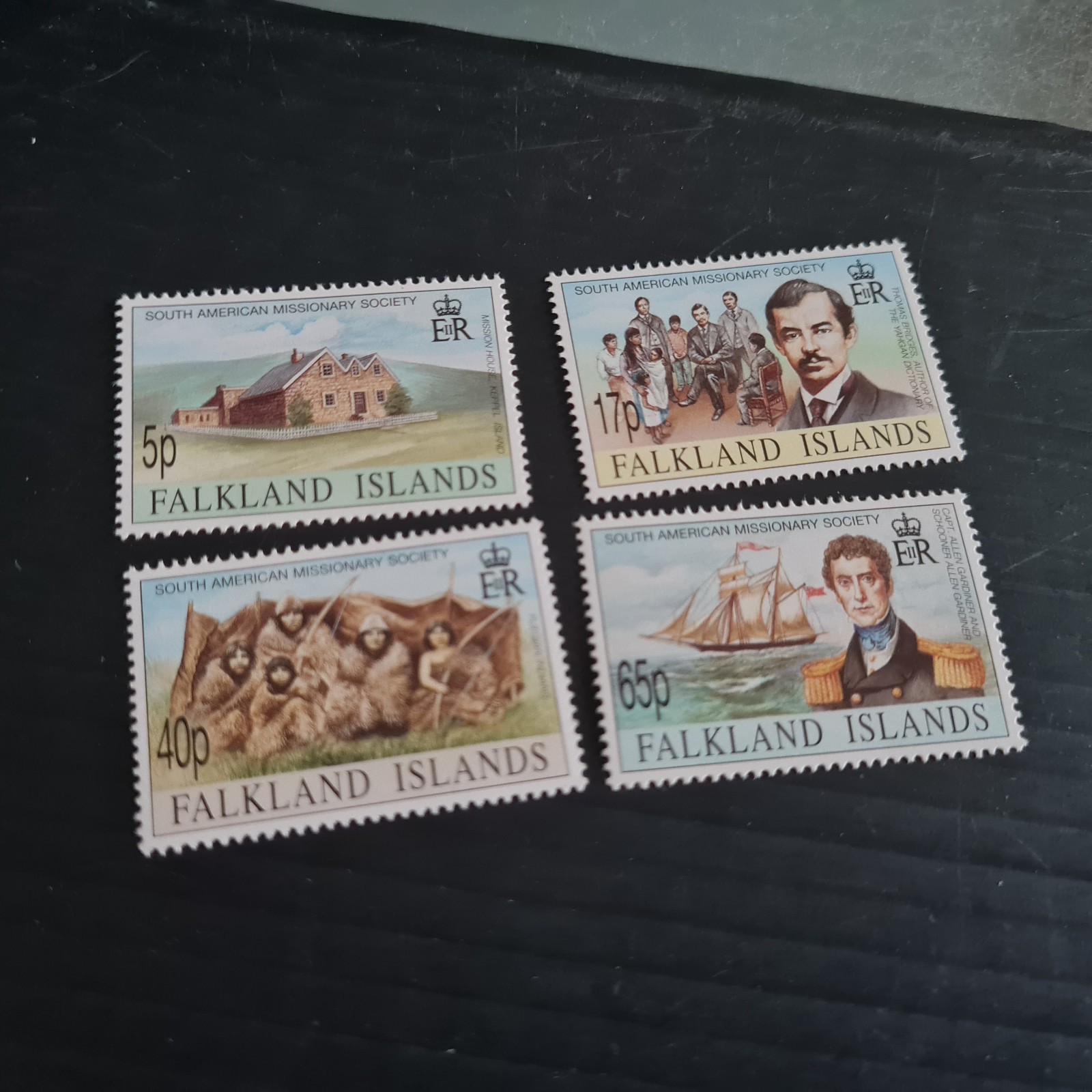 FALKLAND ISLANDS 1994 SG 723-726 MISSIONARY SOCIETY  MNH