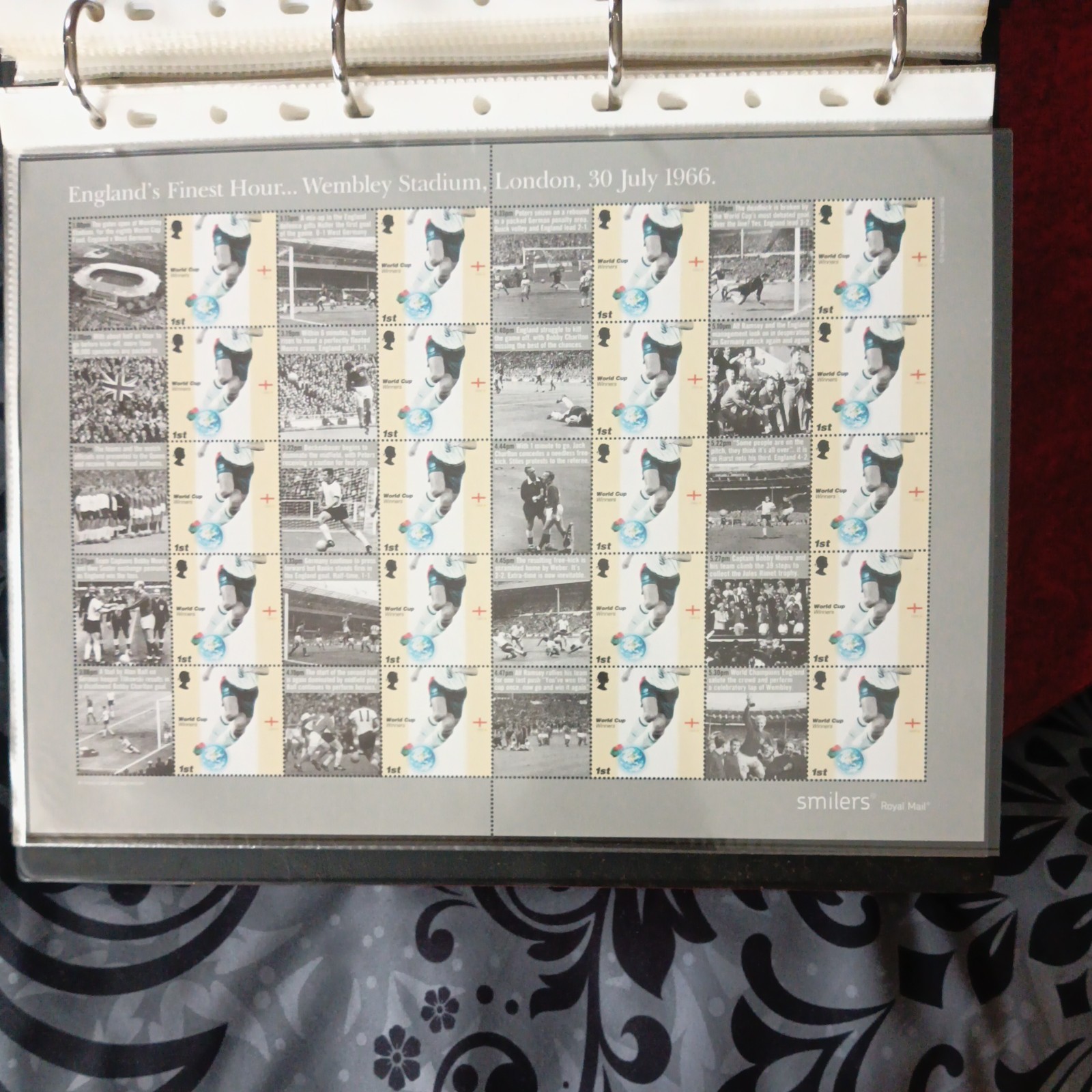 GB. QEII. LS31 GB 2006 Wembley Smiler sheet UNMOUNTED MINT/MNH