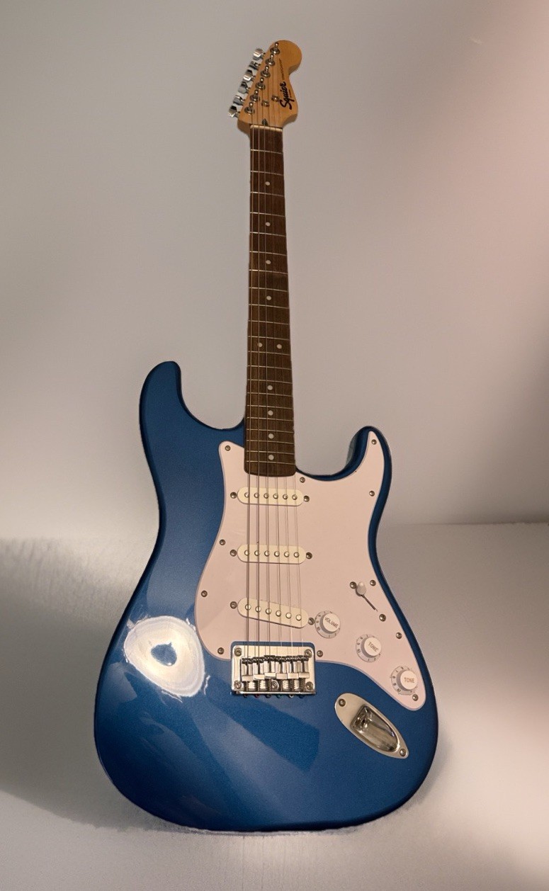Squier Stratocaster Blue Electric Guitar Blue 6 String - Great Condition