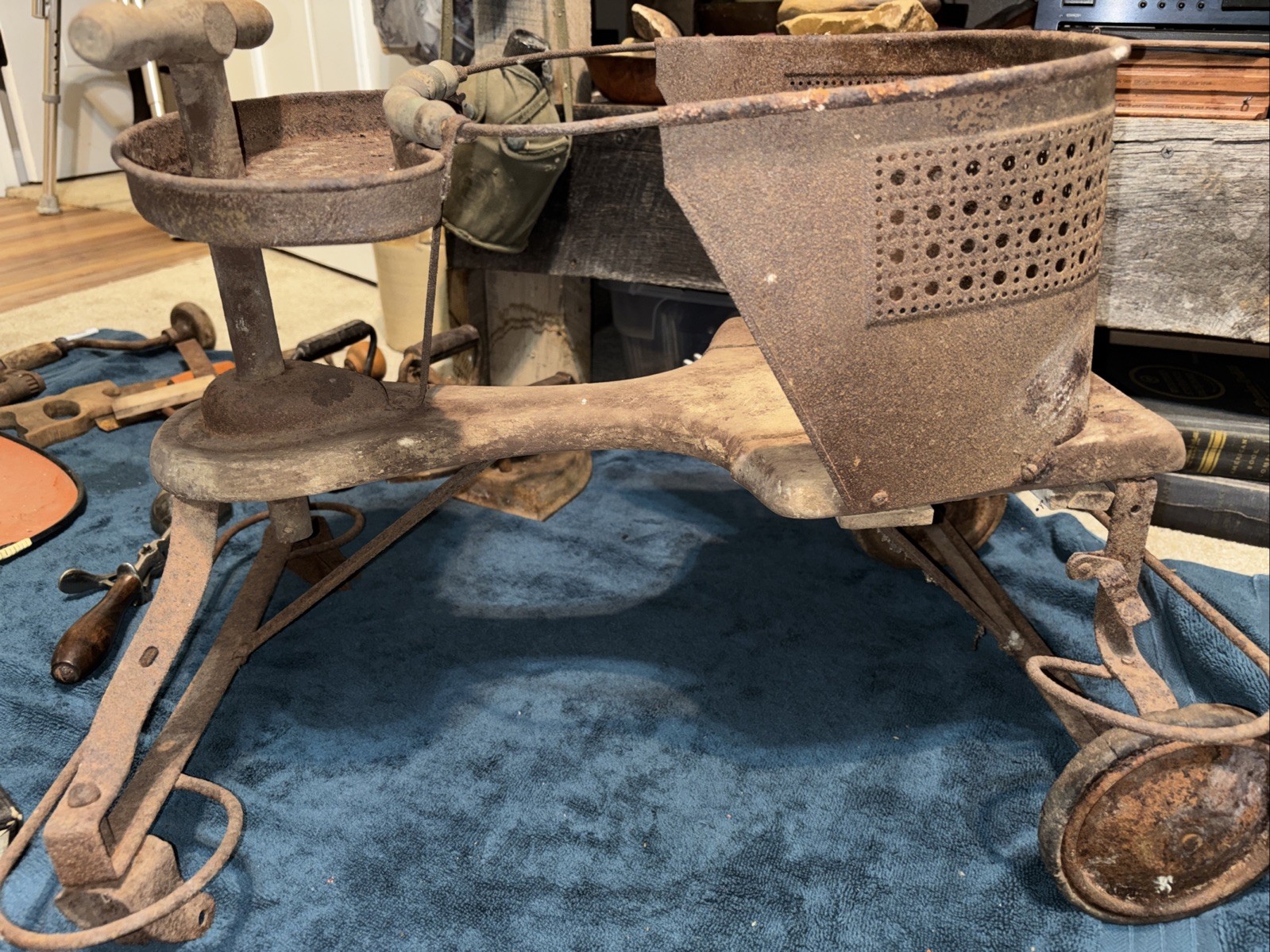 Genuine Taylor Tot Baby Walker & Stroller - Vintage - Original -Great Photo Prop