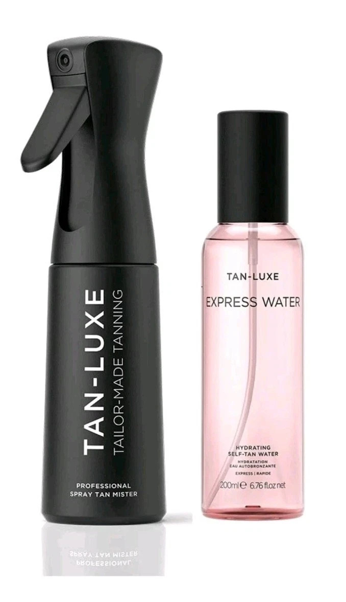 Tan-Luxe Express Hydrating Self-Tan Water 6.76 oz & Airbrush Professional Mister