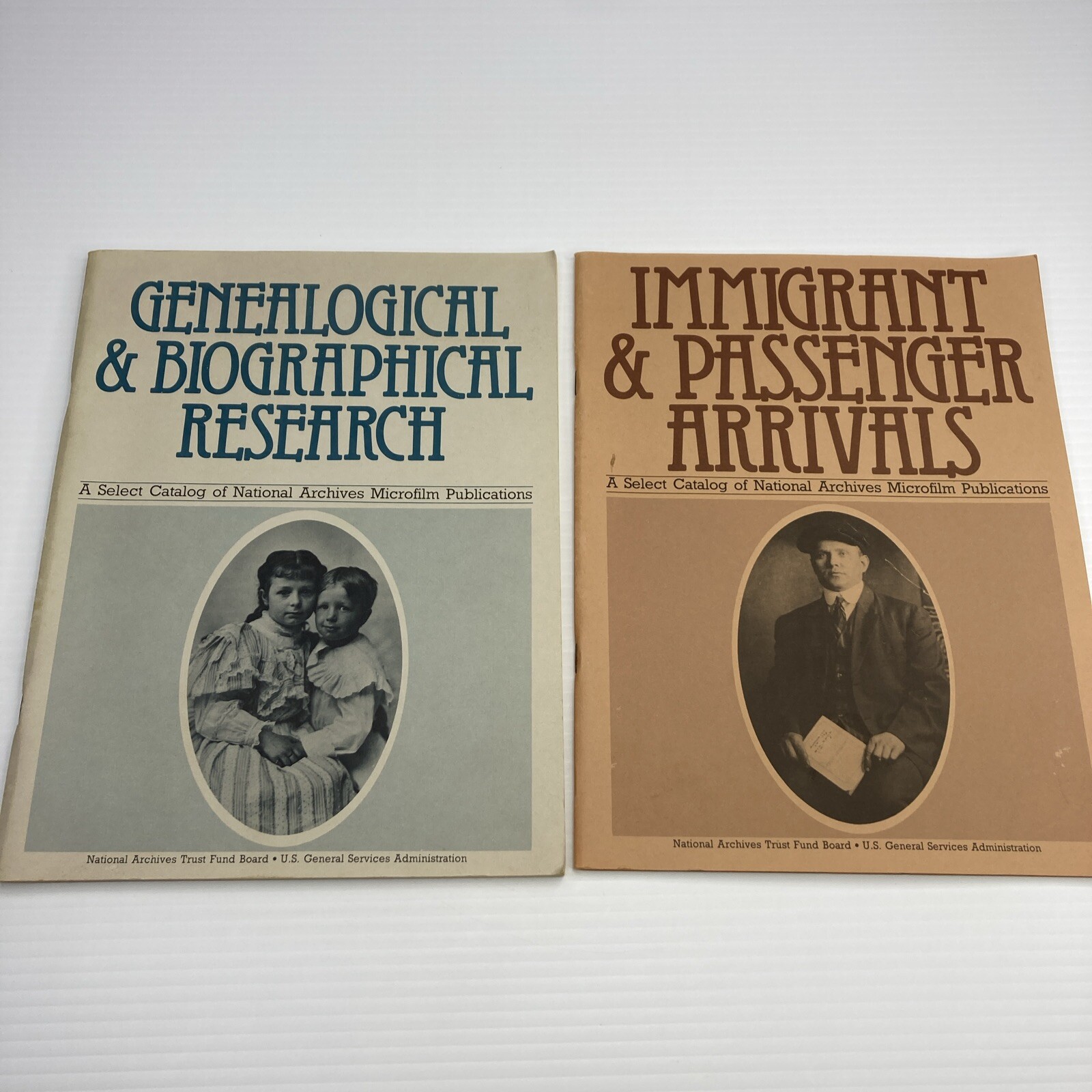 National Archives Microfilm Publications Genealogical & Biographical Immigrant