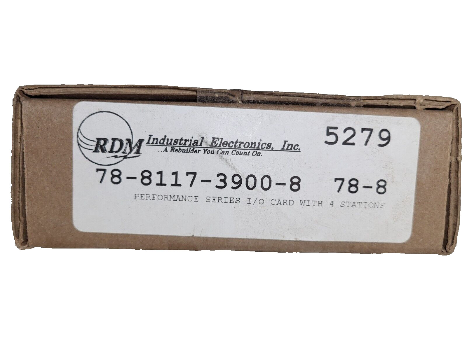 RDM / 3M 78-8117-3900-8 4 Station I/O Card for D2470 Controller