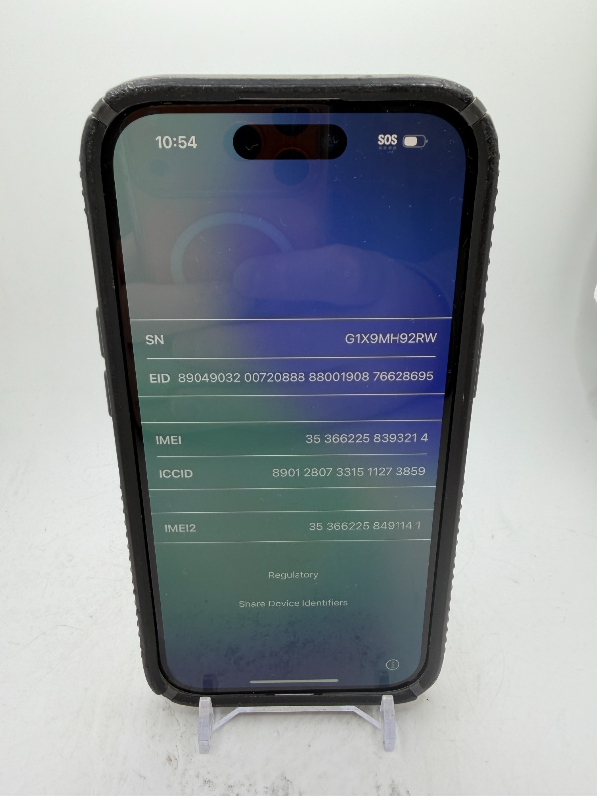 Apple iPhone 15 - Blue - 128GB - as-is for salvage/parts/disassembly