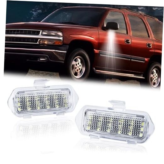 LED Puddle Mirror Lights for Chevy Silverado 1500 Classic Avalanche 1500 2500 