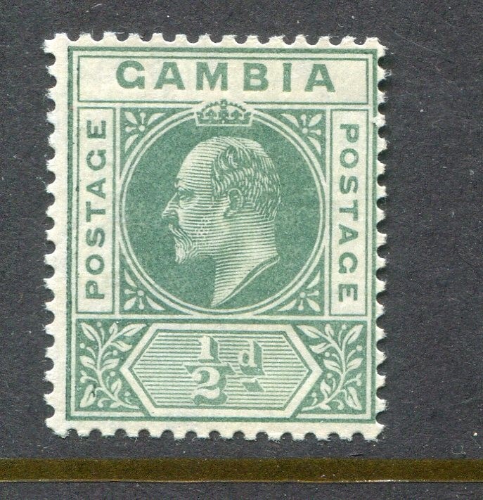Gambia #41 Edward VII 1/2 P. [Mint Hinged]